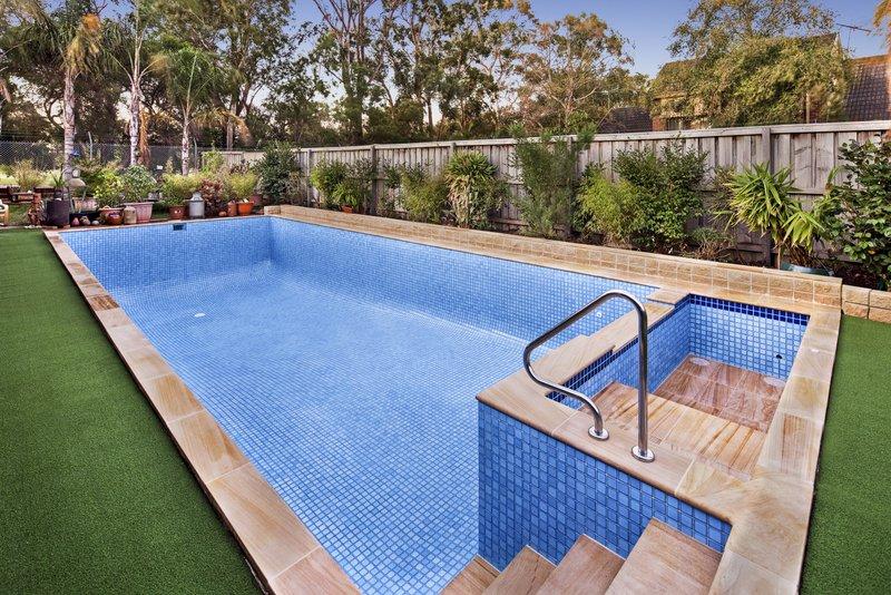 pool-landscaping-ideas Fully Tiled Pool Renovation